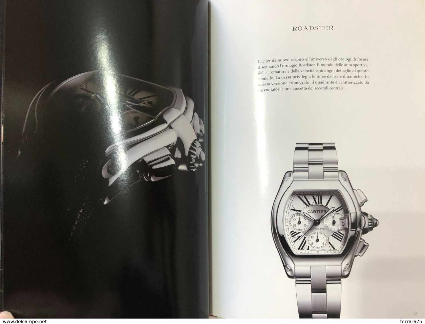 CATALOGO BROCHURE CARTIER COLLEZIONE 2011 OROLOGI PARI AL NUOVO. - A Identifier