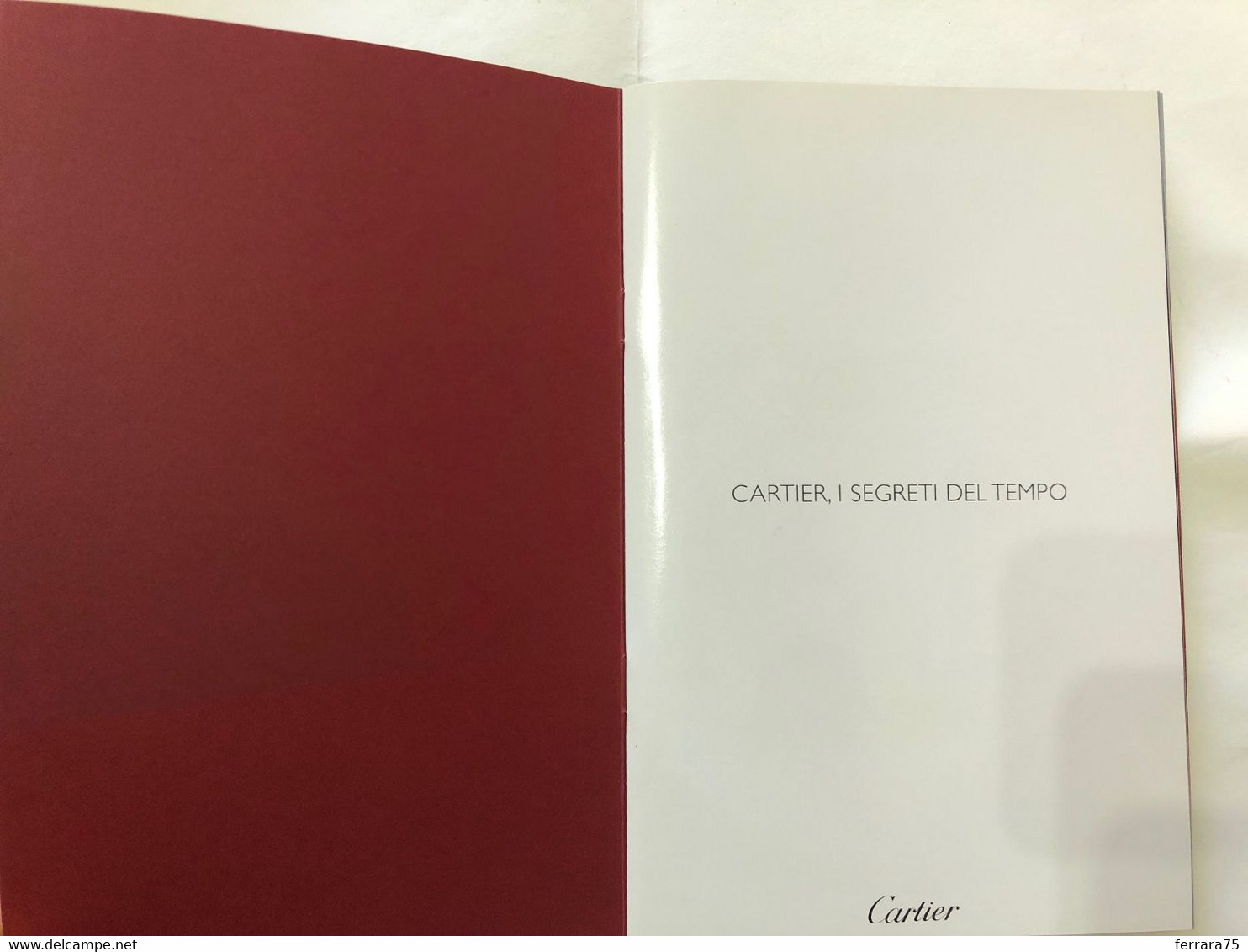 CATALOGO BROCHURE CARTIER OROLOGI I SEGRETI DEL TEMPO 2008 PARI AL NUOVO. - Zu Identifizieren