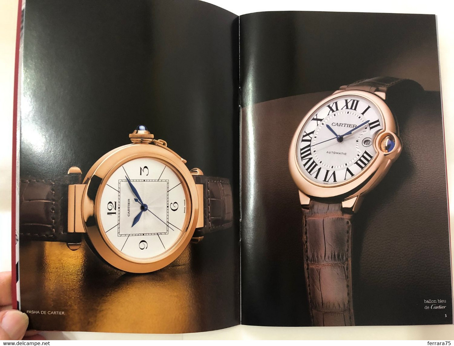 CATALOGO BROCHURE CARTIER OROLOGI I SEGRETI DEL TEMPO 2008 PARI AL NUOVO. - A Identifier