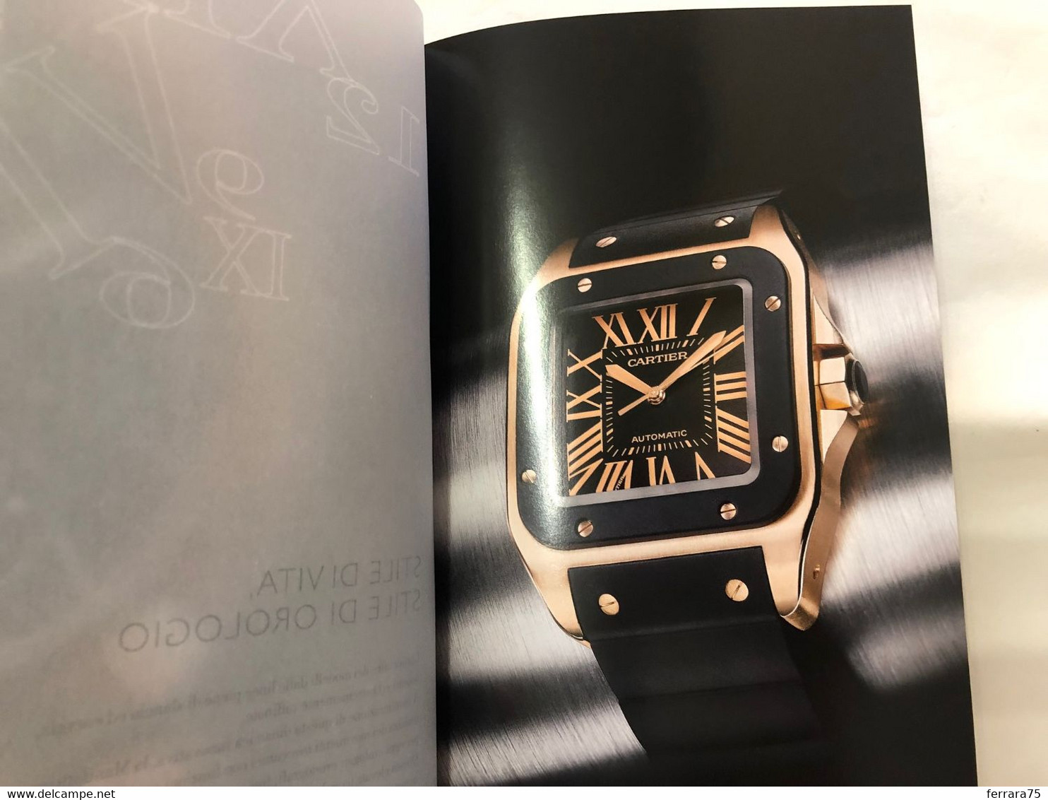 CATALOGO BROCHURE CARTIER OROLOGI I SEGRETI DEL TEMPO 2008 PARI AL NUOVO.