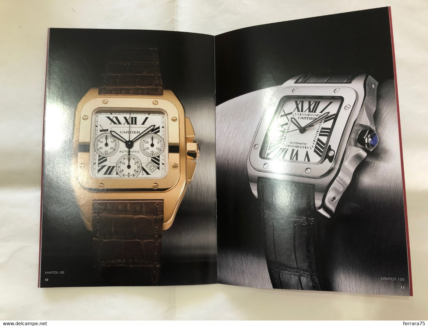 CATALOGO BROCHURE CARTIER OROLOGI I SEGRETI DEL TEMPO 2008 PARI AL NUOVO.