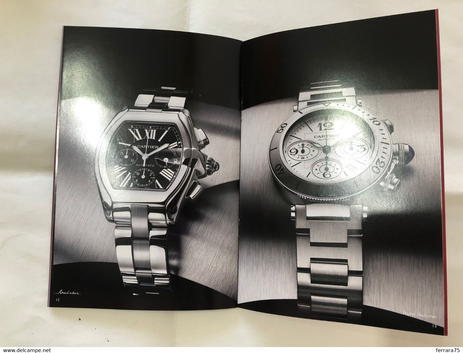 CATALOGO BROCHURE CARTIER OROLOGI I SEGRETI DEL TEMPO 2008 PARI AL NUOVO.