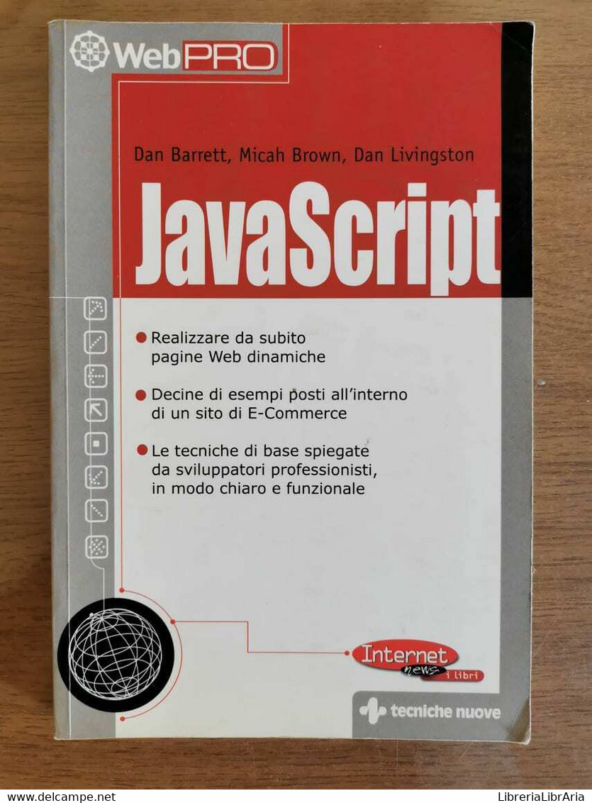 Javascript Senza CD-ROM - AA. VV. - Tecniche Nuove - 2000 -  AR - Informatica