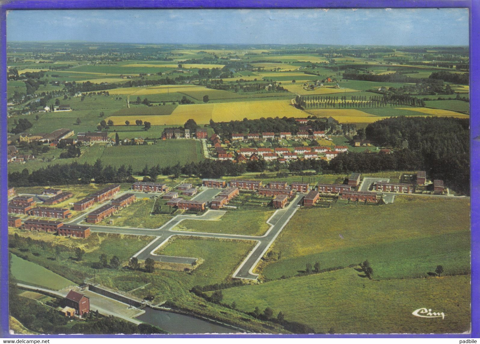 Carte Postale Belgique  Seneffe  Cité Des Trieux Vue D'avion   Très Beau Plan - Seneffe