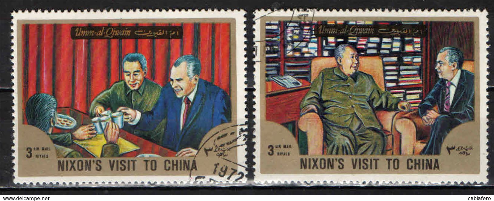 TEMATICA CELEBRITA' - NIXON E MAO TSE-TUNG - USATI - Mao Tse-Tung