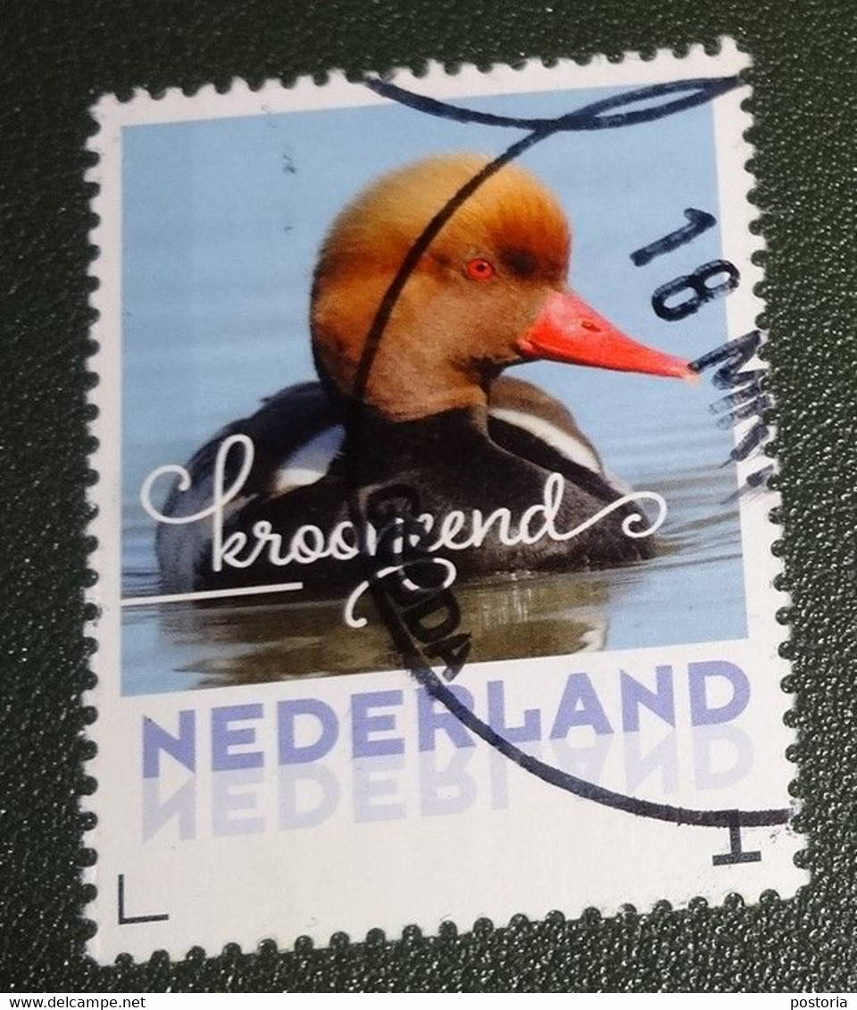 Nederland - NVPH - 3013 - Vogels - 2017 - Persoonlijk Gebruikt - Cancelled - Vogels - Krooneend - Sellos Privados