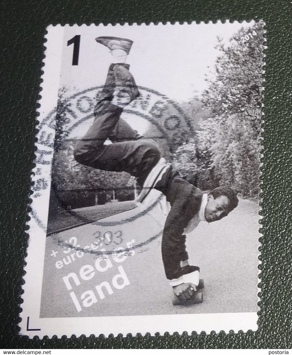 Nederland - NVPH - 3235 E - 2014 - Gebruikt - Cancelled - Kinderzegels - Kinderen Rijksmuseum - Skateboard Vondelpark - Used Stamps