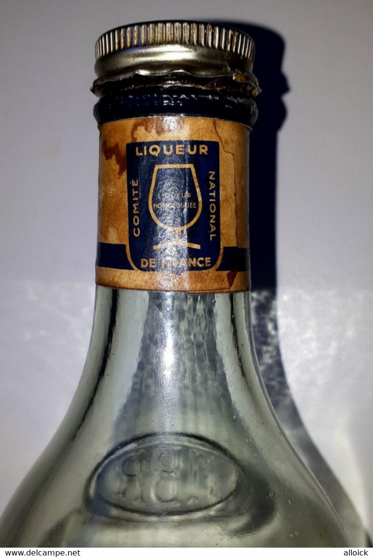 Très Rare Bouteille D'Anisette Marie Brizard De 1955 - Bicentenaire 1755-1955 - Voir L'annonce Et Les Scans. - Alcoolici