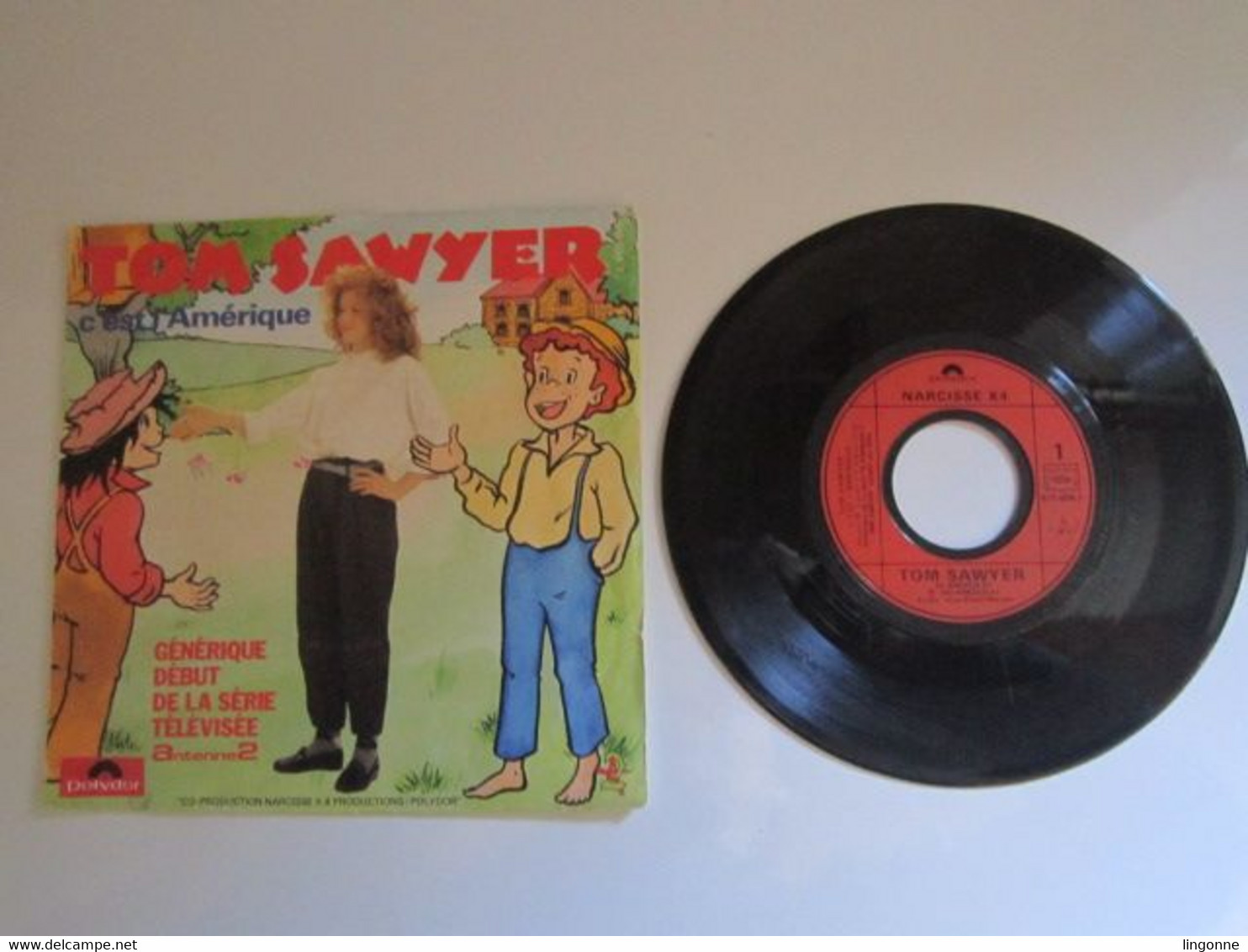 1983 Vinyle 45 Tours Elfie – Tom Sawyer C'Est L'Amérique - Children