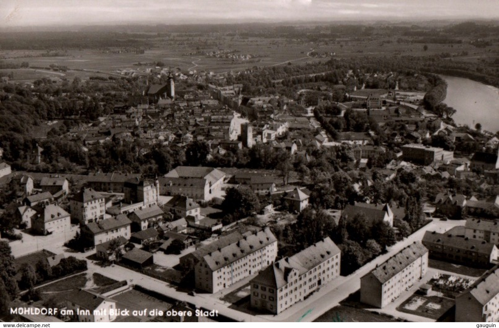 CPSM - MÜHLDORF Am Inn - Vue Aérienne De La Ville ... LOT 3 CP - Mühldorf