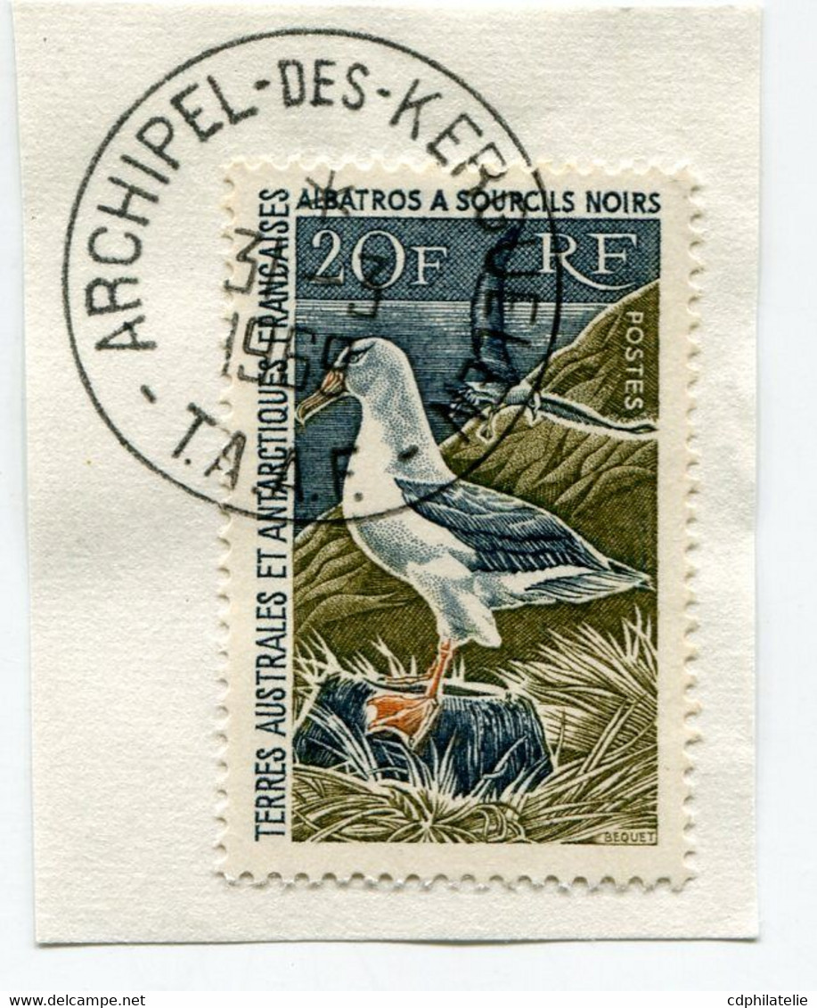 T. A. A. F. N°24 ALBATROS A SOURCILS NOIRS OBL. ARCHIPEL-DES-KERGUELEN 31-3-1969 - Used Stamps