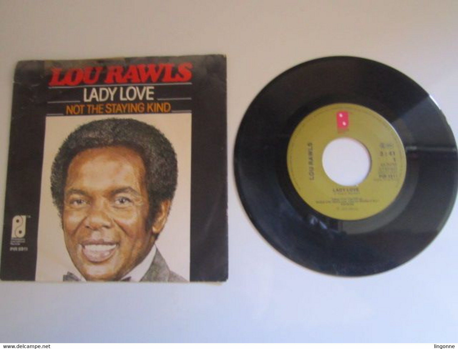 1978 Vinyle 45 Tours Lou Rawls – Lady Love / Pas Le Gentil Qui Reste - Soul - R&B