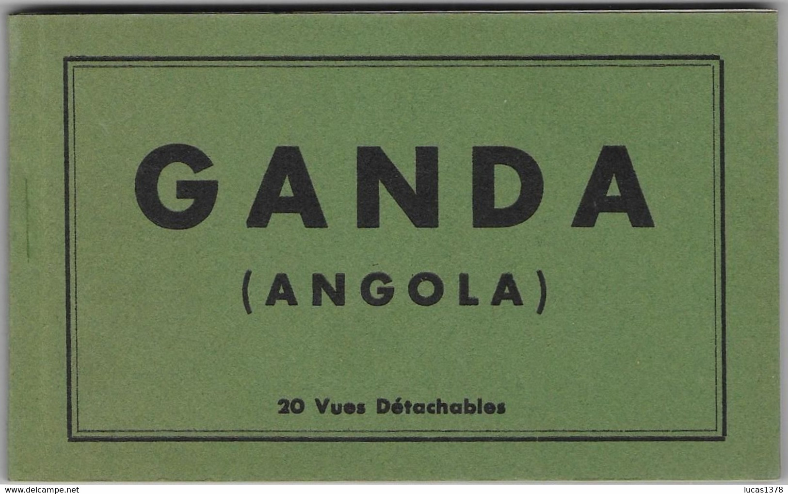 ANGOLA /GANDA / TRES BEAU CARNET De 20 CARTES - Angola