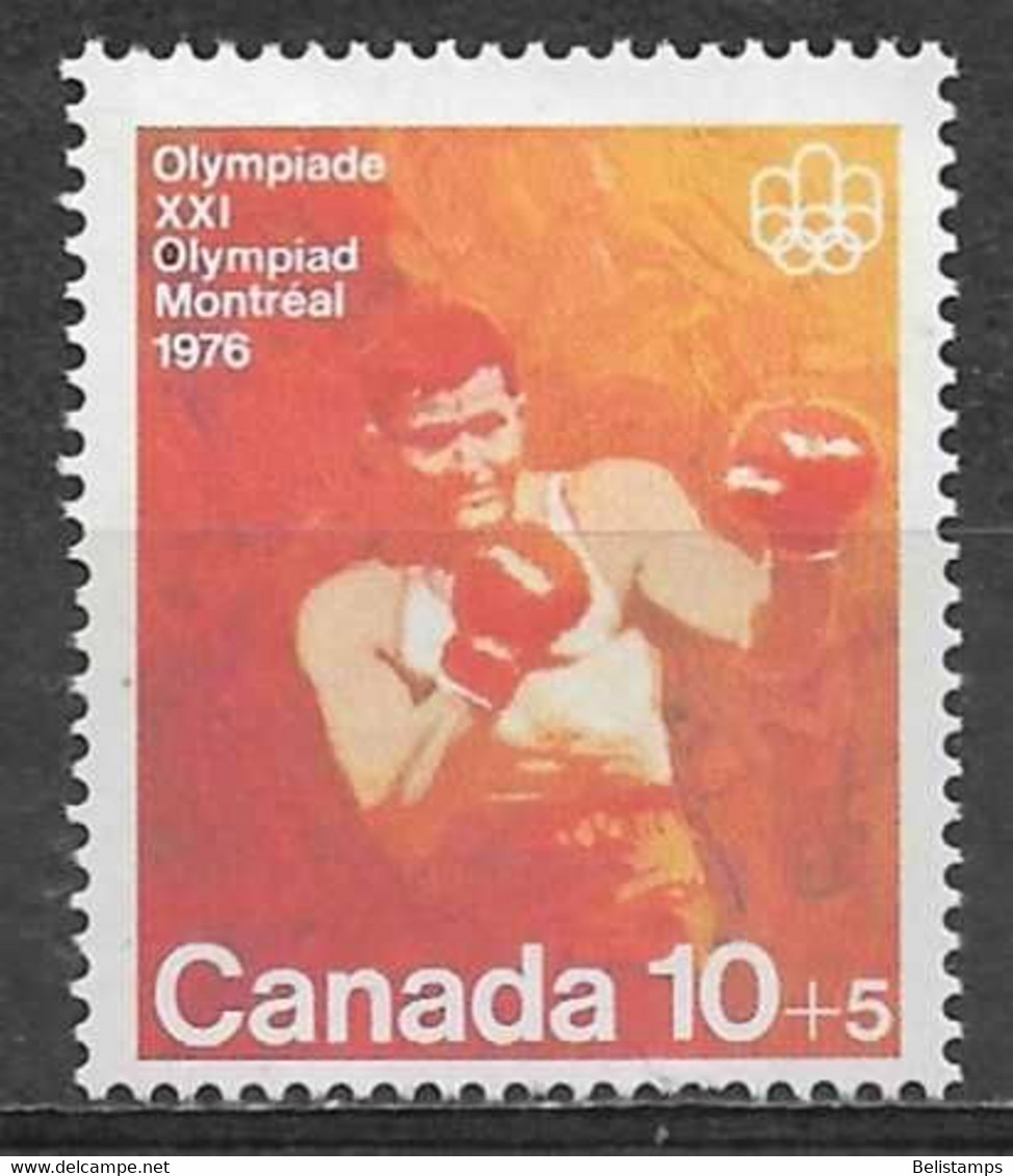 Canada 1975. Scott #B8 (MNH) Montreal Olympic Games, Boxing - Unused Stamps