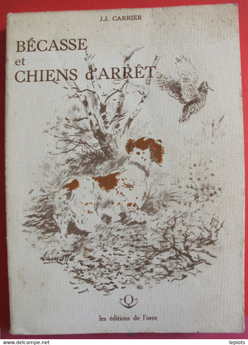 Bécasse Et Chiens D'Arrêt Par J.J. Carrier - 207 Pages - Nombreuses Illustrations - Editions De L'Orée - Caccia/Pesca