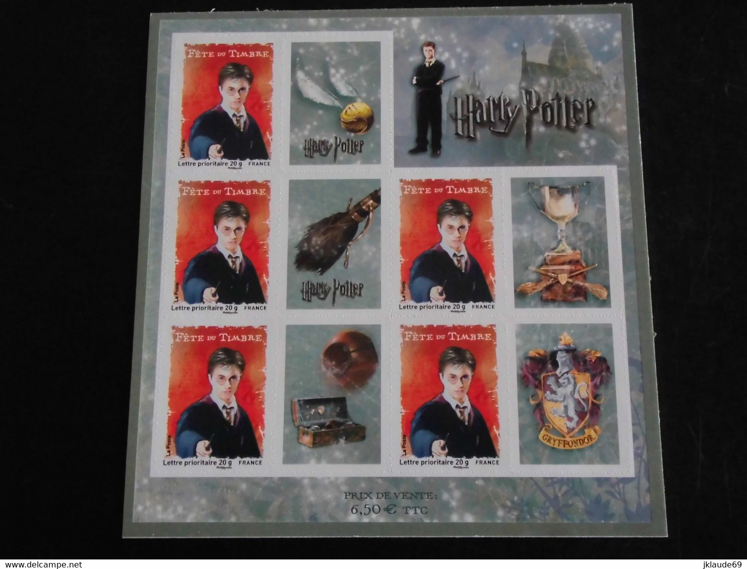 FRANCE - 3 FEUILLETS AUTOADHESIFS FETE DU TIMBRE HARRY POTTER 2007 15 Timbres Validité Permanente - Otros & Sin Clasificación