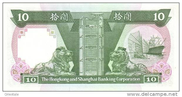 HONG KONG P. 191c 10 D 1992 UNC - Hong Kong