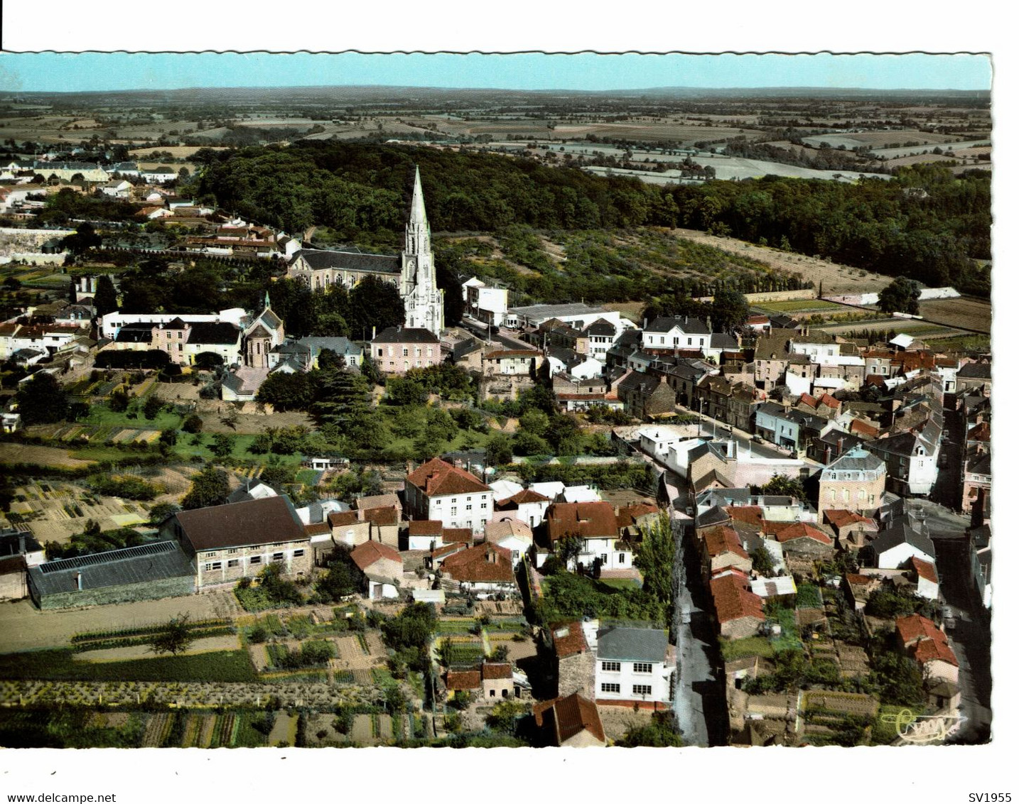 Beaupréau Vue Générale Aérienne  édition Combier - Altri & Non Classificati