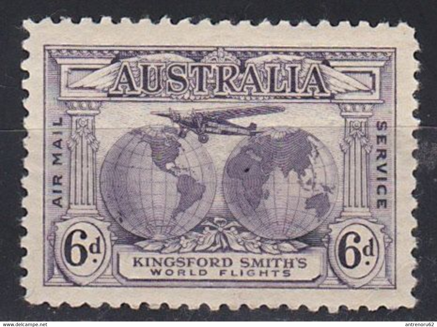 STAMPS-AUSTRALIA-1931-UNUSED-MH*-SEE-SCAN - Ongebruikt