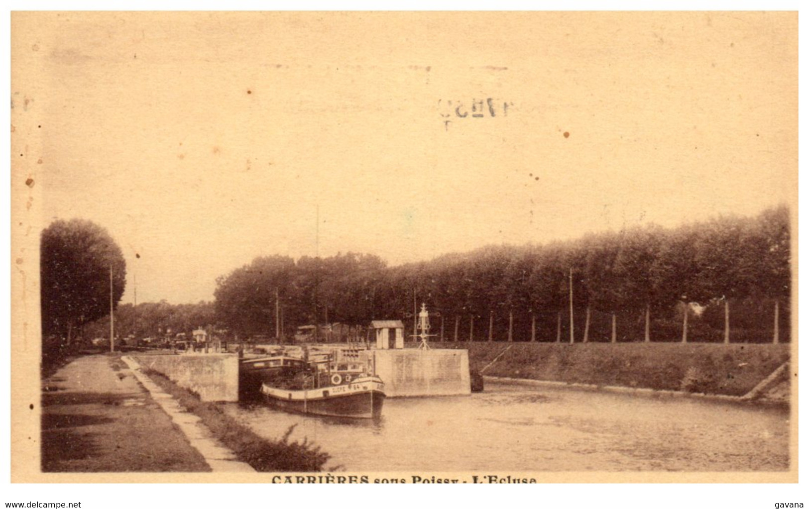 78 CARRIERES-sous-POISSY - L'écluse - Carrieres Sous Poissy