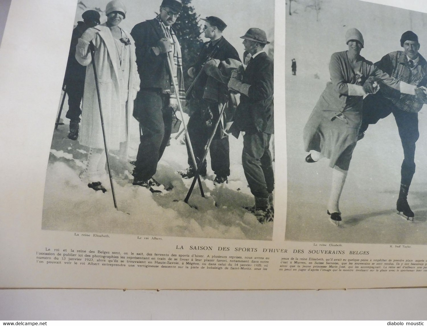 1929 : Chine; Les Souverains Belges Aux Sports D'hiver ; Exposition De La RELIURE; Ameublement; Armée Du Salut; Etc - L'Illustration