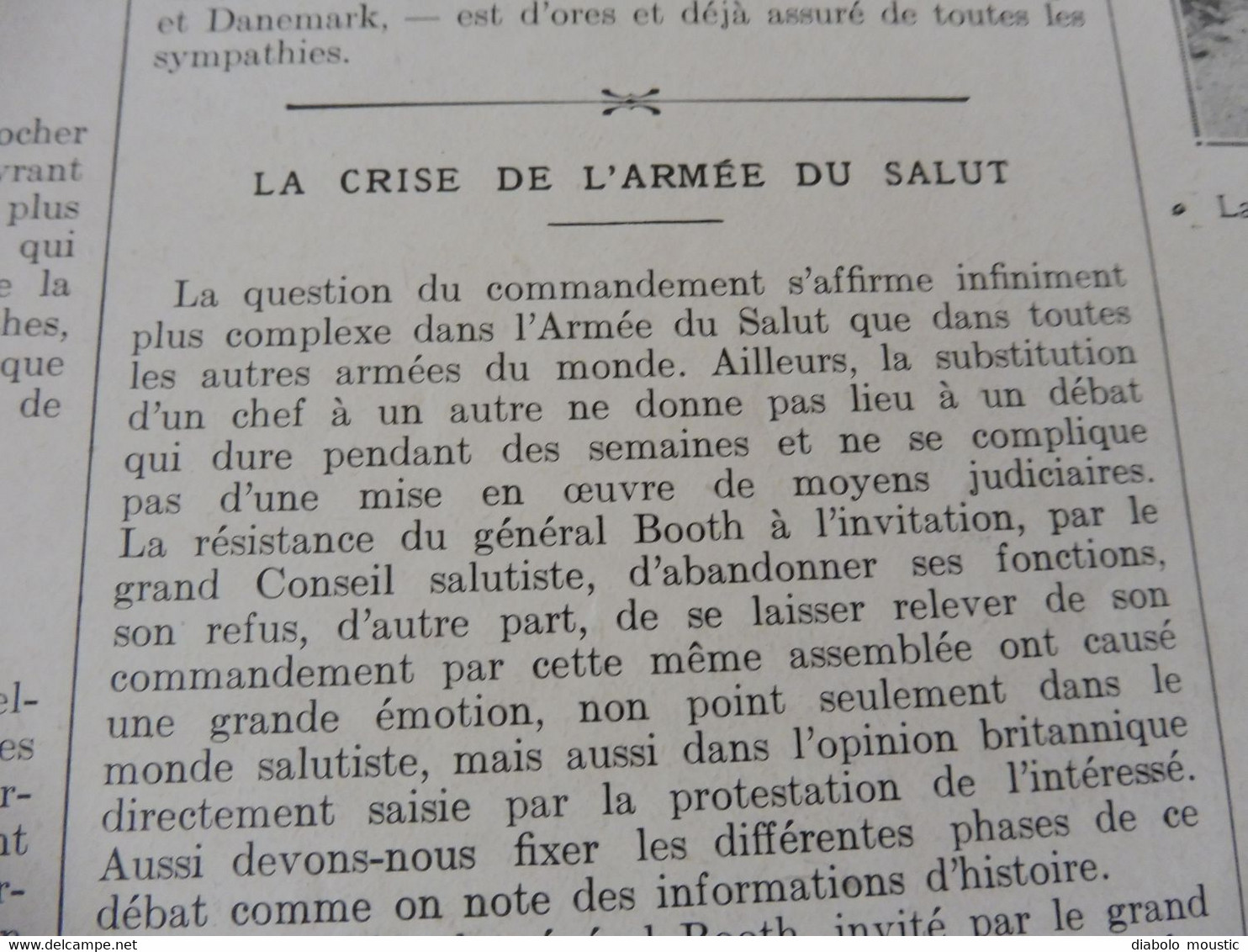 1929 : Chine; Les souverains belges aux sports d'hiver ; Exposition de la RELIURE; Ameublement; Armée du Salut; etc