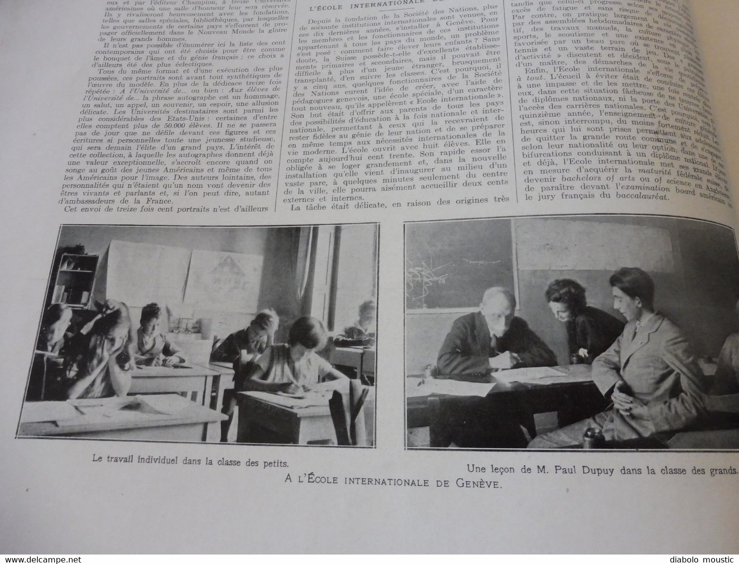 1929 :Croisière d'Alain Gerbault; Fête des narcisses à Montreux; Moulin de la Roche à Jouy-St-Prest; etc