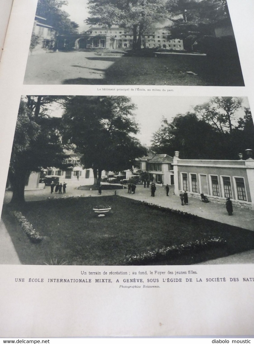 1929 :Croisière d'Alain Gerbault; Fête des narcisses à Montreux; Moulin de la Roche à Jouy-St-Prest; etc