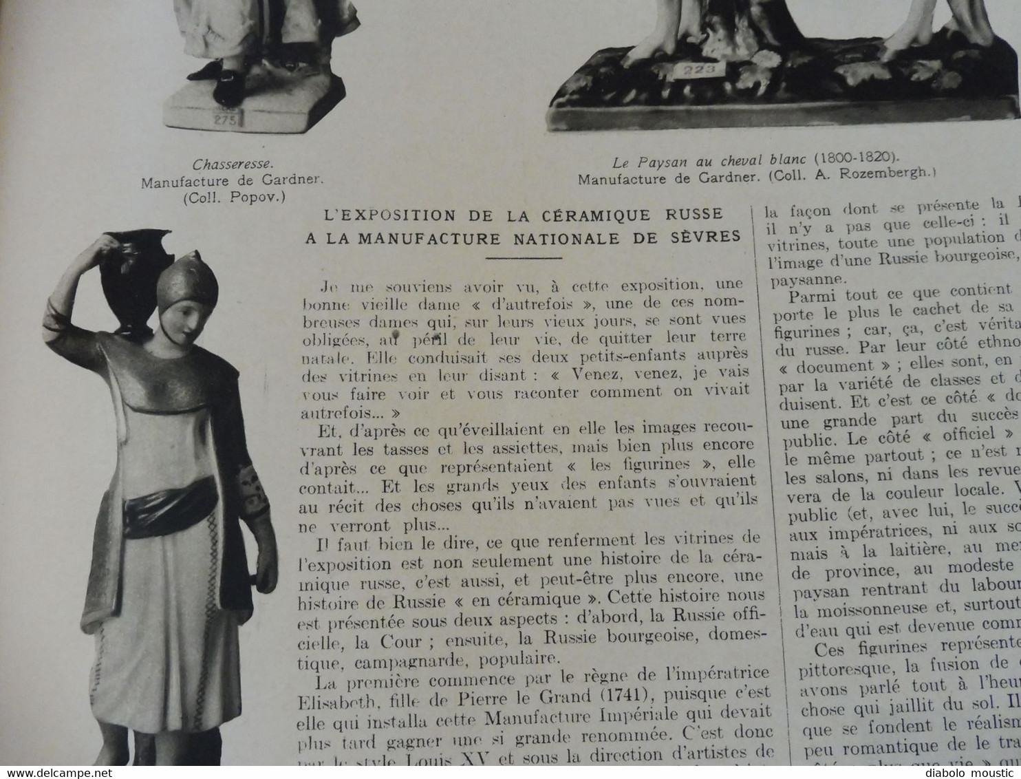 1929 :Croisière d'Alain Gerbault; Fête des narcisses à Montreux; Moulin de la Roche à Jouy-St-Prest; etc