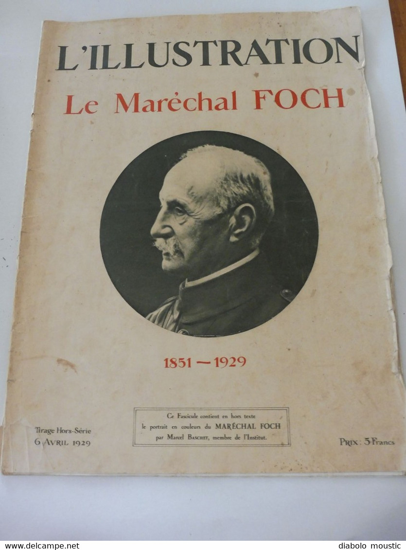1929 : Le Maréchal FOCH (important Documentaire ) - L'Illustration