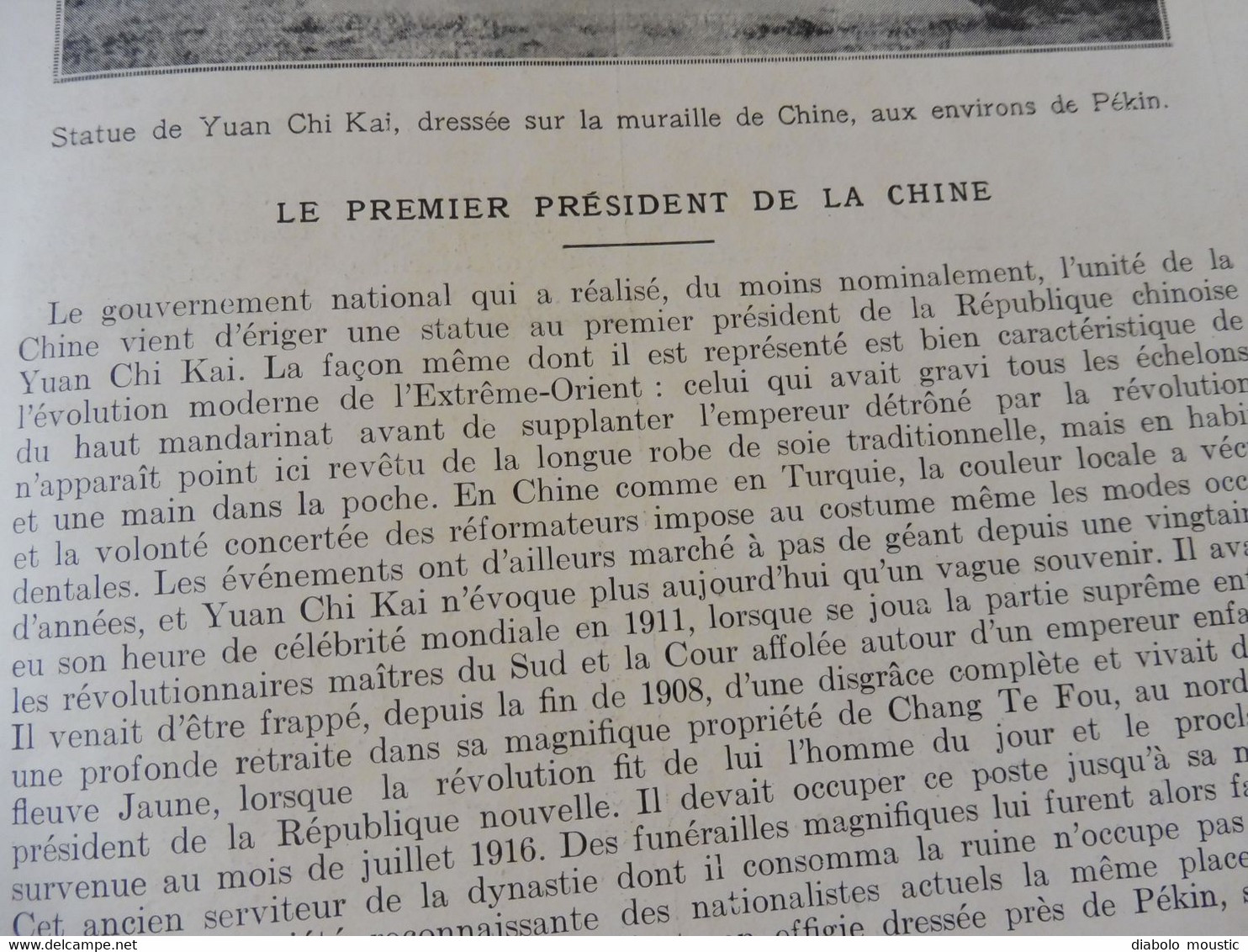 1929 : CHINE;  Disparition Du Marché De La Madeleine; Le Château De Grand-Vaux; Etc - L'Illustration