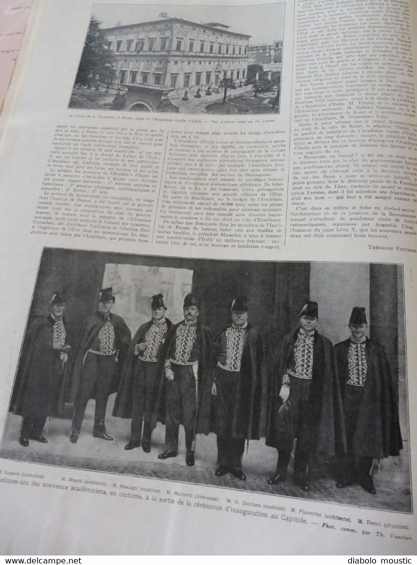 1929 : CHINE;  Disparition du Marché de La Madeleine; Le château de Grand-Vaux; etc