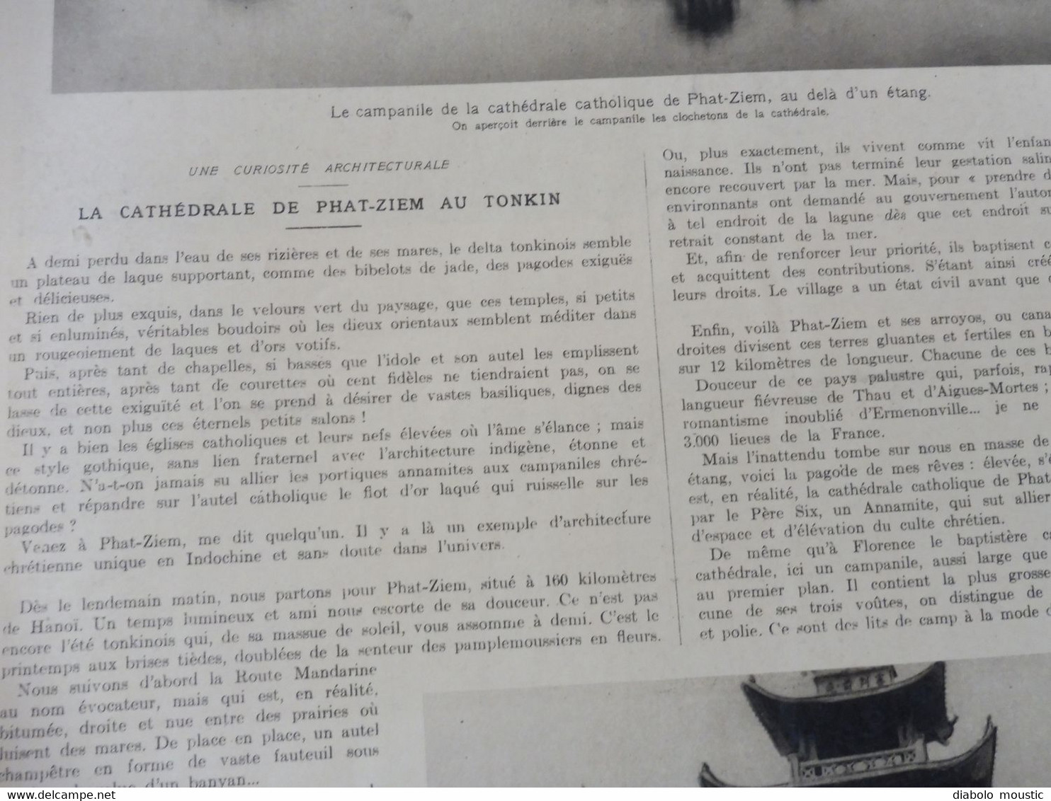 1929 : CHINE;  Disparition du Marché de La Madeleine; Le château de Grand-Vaux; etc