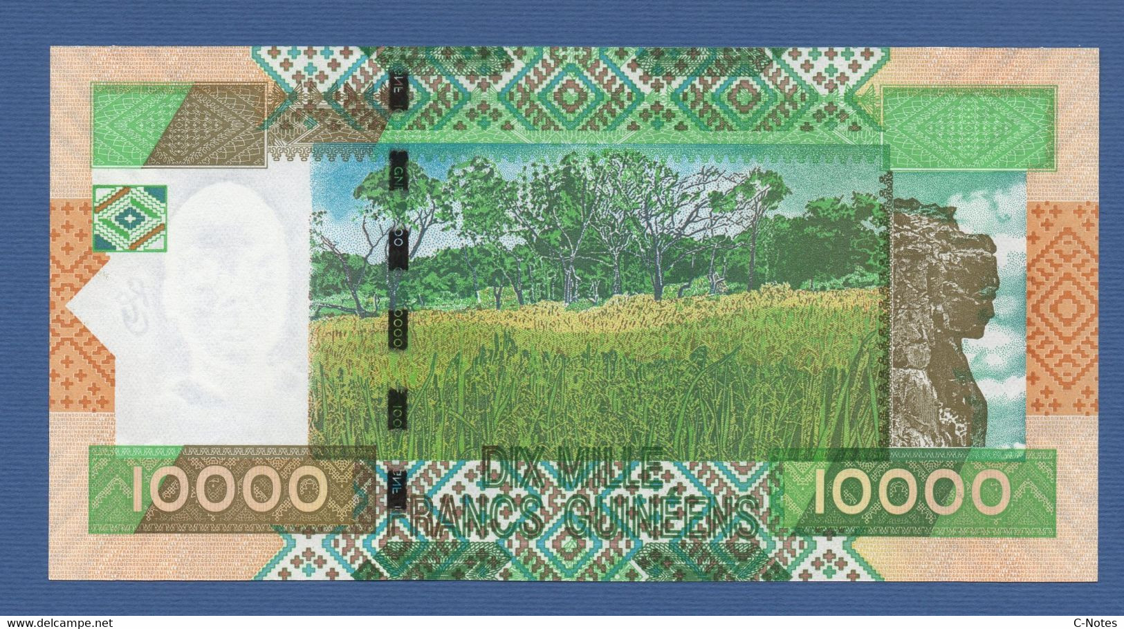 GUINEA - P.42a – 10.000 FRANCS 2007 UNC Serie AC159712 - Guinea