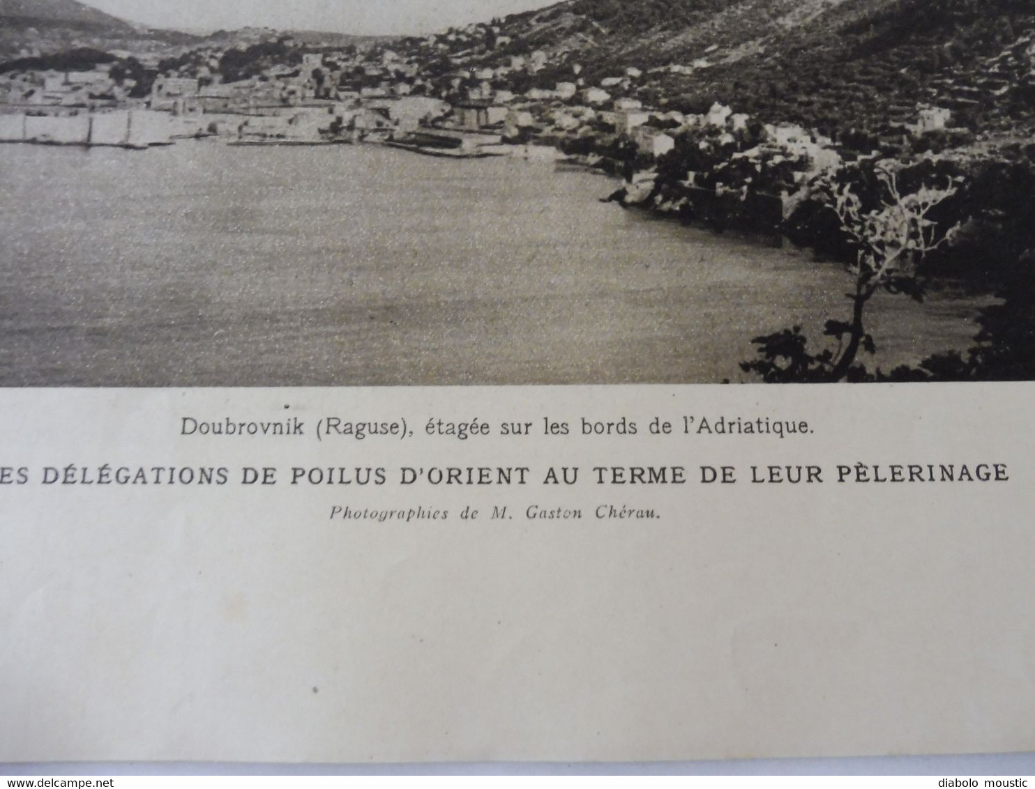 1929 : CHINE;  Venise; Belgrade; Doubrovnik; Port de Raguse ; etc