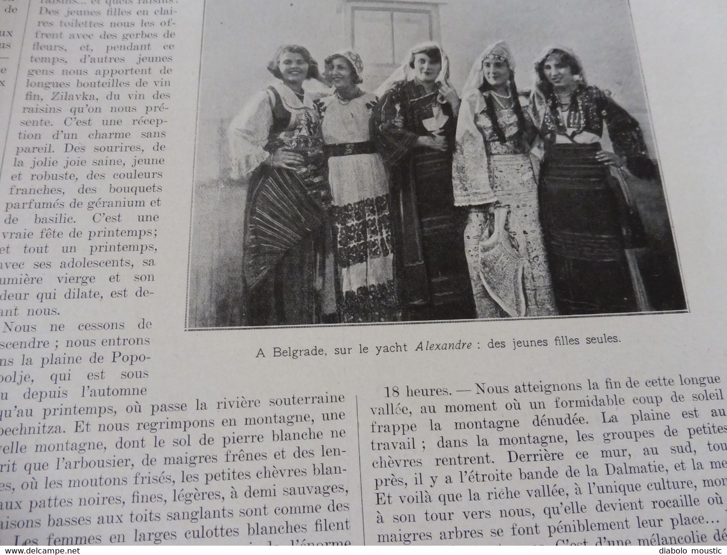 1929 : CHINE;  Venise; Belgrade; Doubrovnik; Port de Raguse ; etc