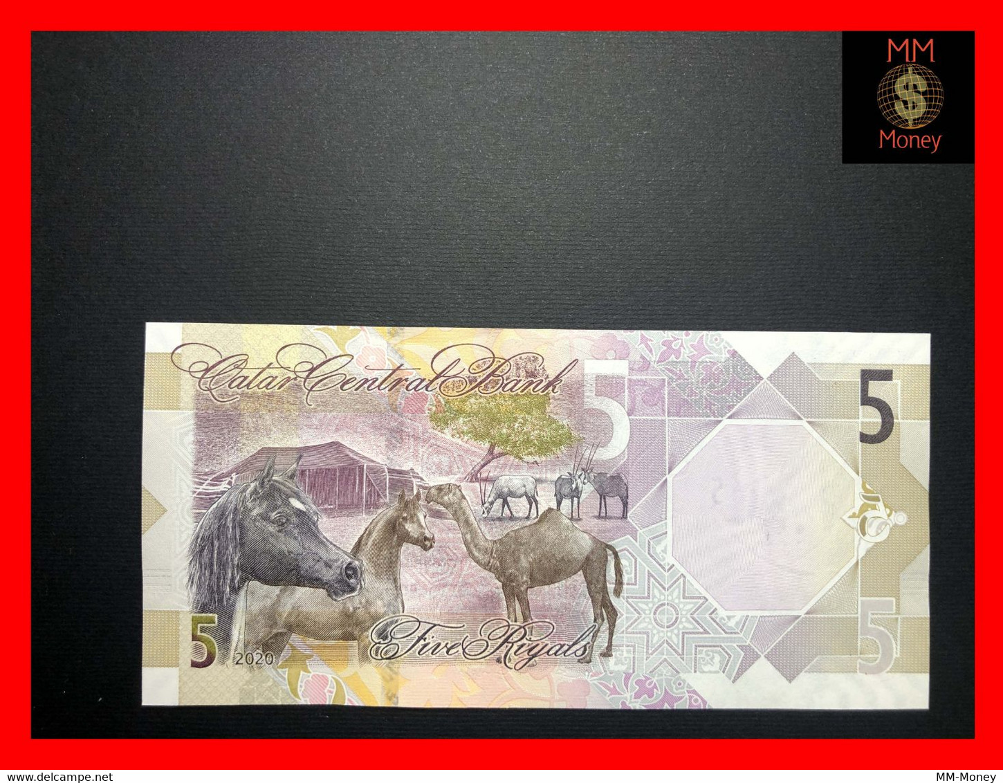 QATAR  5 Riyals   2020   P. 33  New    UNC - Qatar