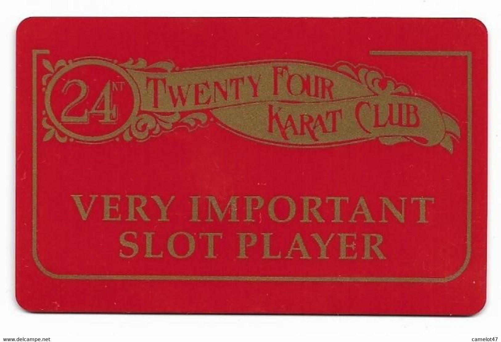 Golden Nugget Casino, Las Vegas, Older Used Slot Or Player's Card,  # Goldennugget-7 - Casinokarten