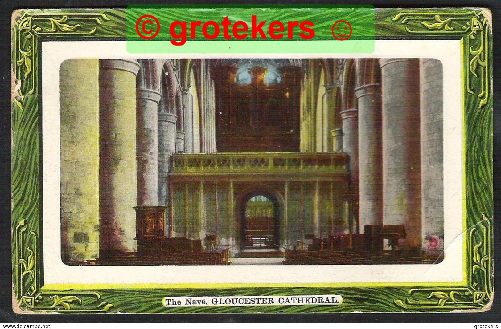 GLOUCESTER The Cathedral The Nave 1912 - Gloucester