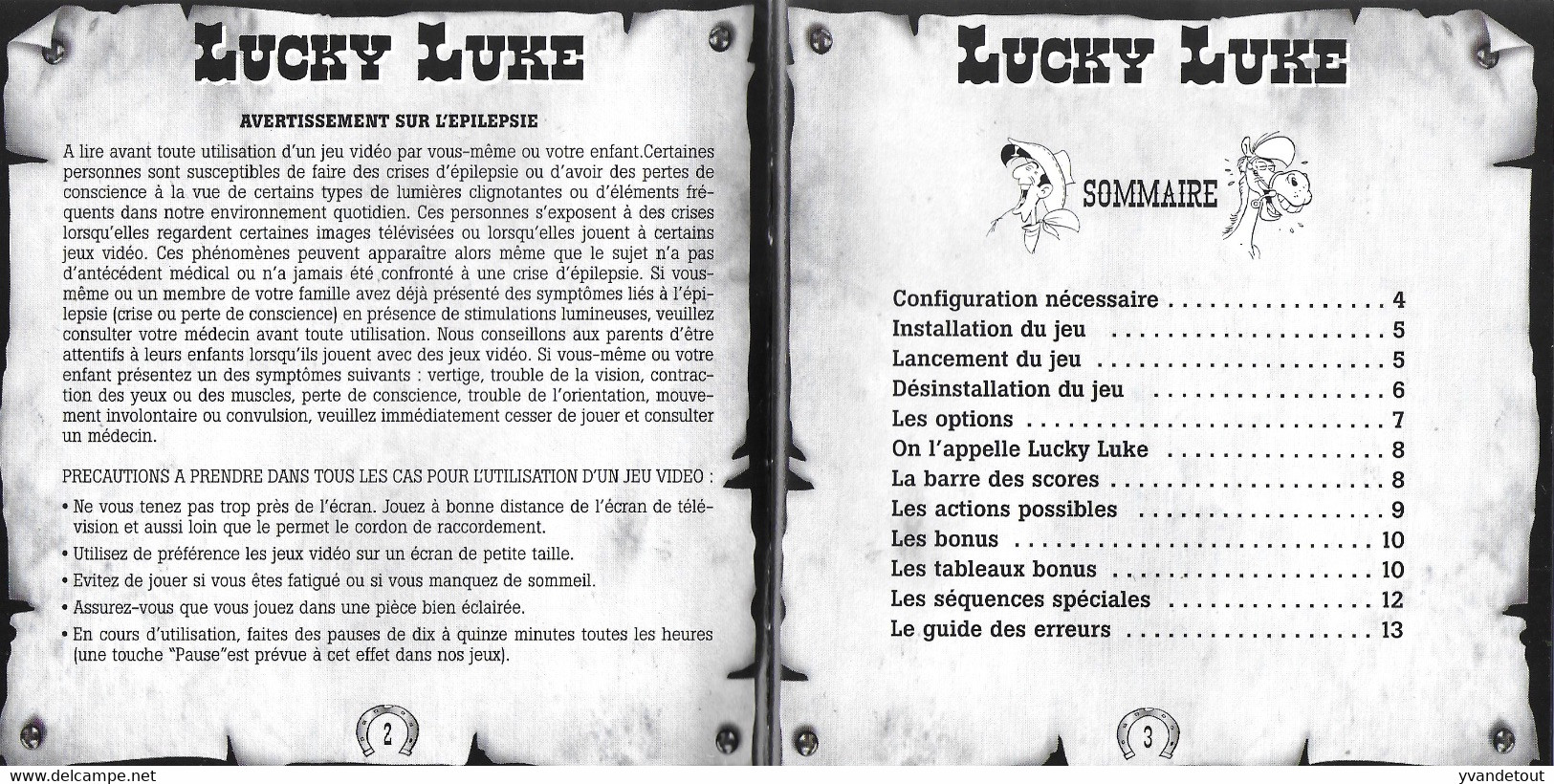 Lucky Luke. PC CD-ROM. Infogrames. Jeu. Western. Morris. - Disques & CD