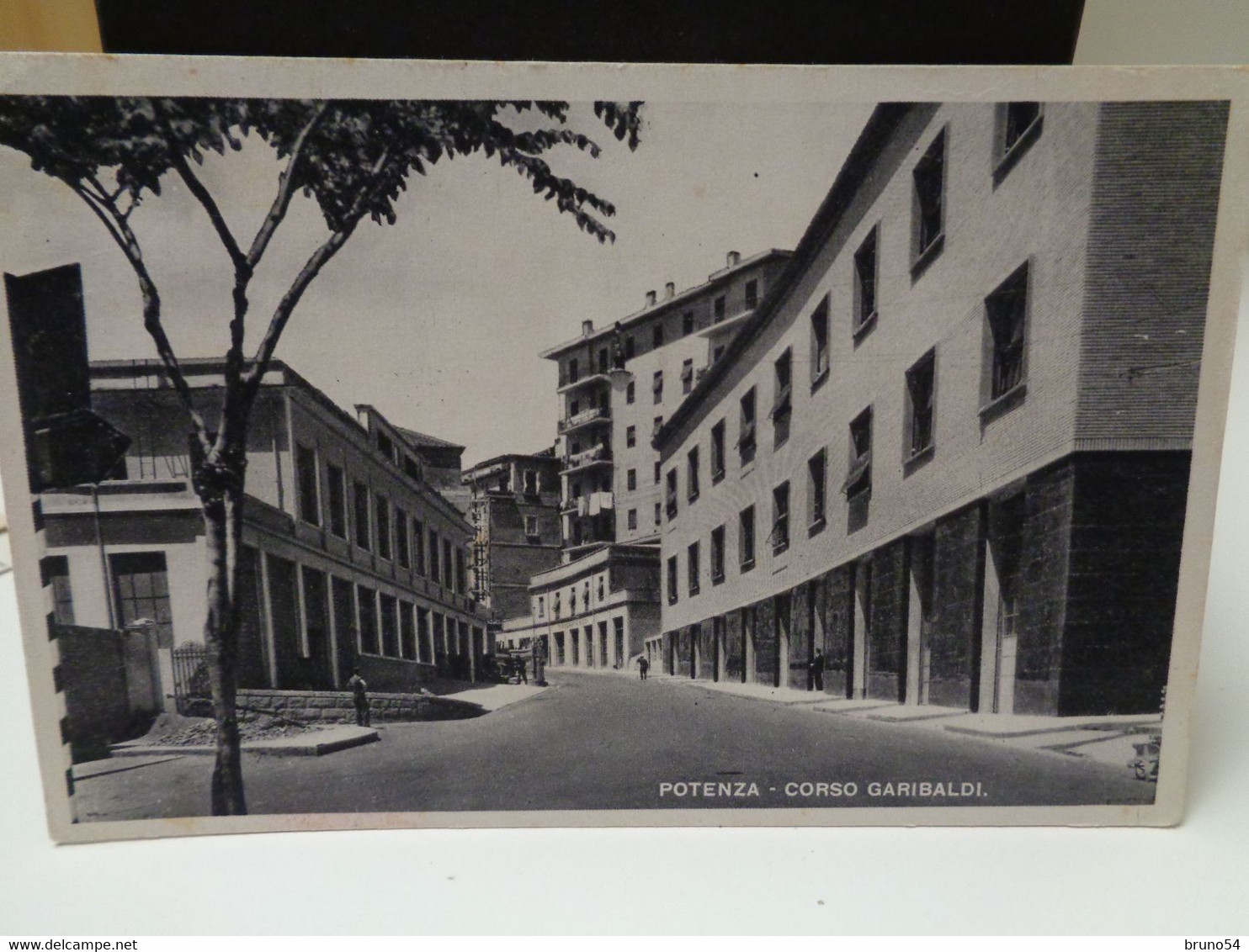 Cartolina Potenza Corso Garibaldi 1948 - Potenza