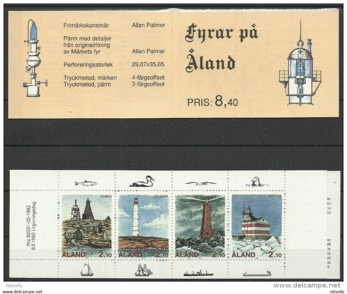 LOTE 2213  /// (C020)  ALAND  FAROS   YVERT Nº:  C57  **MNH - Aland