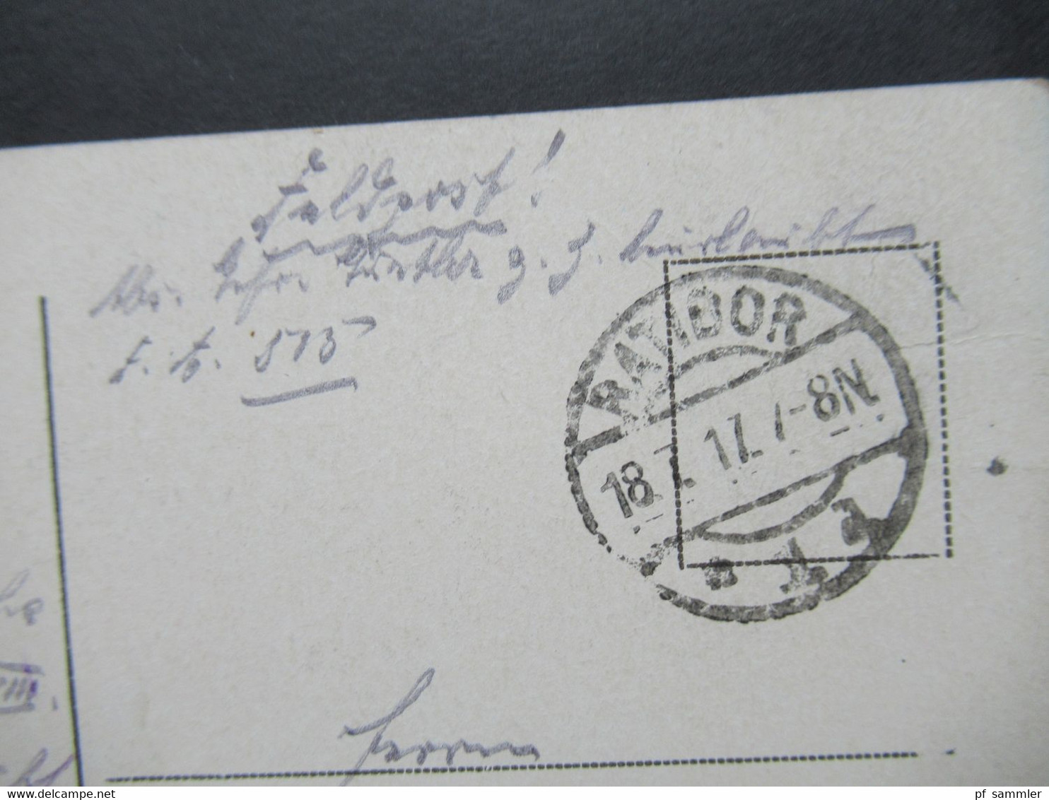 DR Feldpost AK 1.WK 1917 Tagesstempel Ratibor AK Lwow / Lemberg Hetmanski Wallen Geschrieben Auf Der Heimreise 18.7.1917 - Schlesien