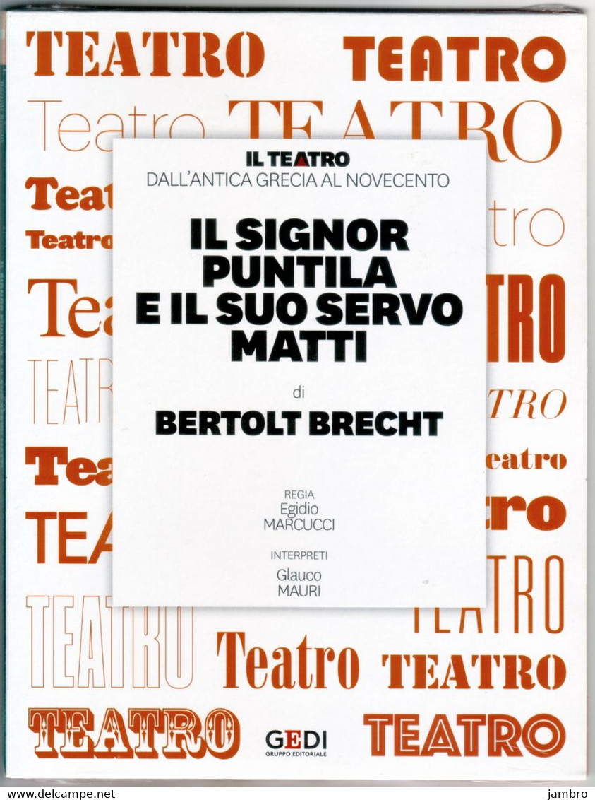 IL SIGNOR PUNTILA E IL SUO SERVO MATTI- Bertolt Brecht - "Il Teatro Dall'antica Grecia Al Novecento"  - DVD - Classic