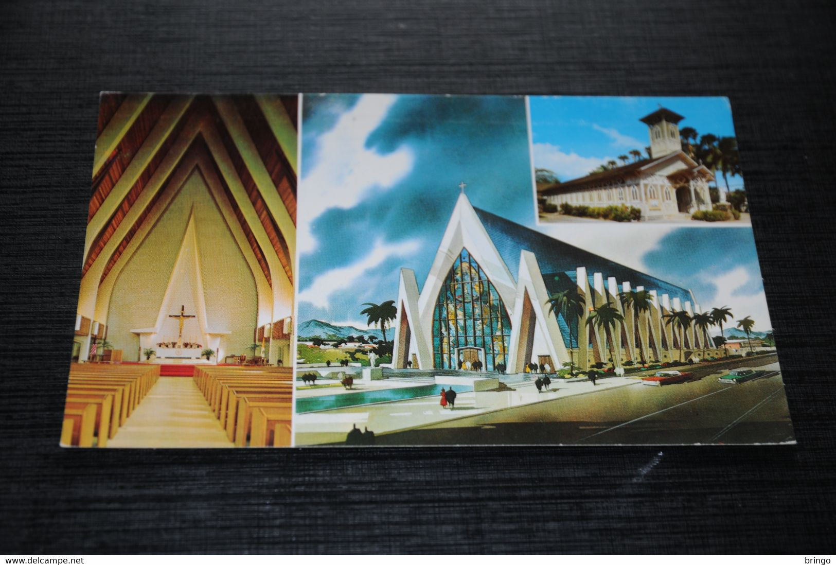 32945-                  U.S.A. FLORIDA, ST. AUGUSTINE, WAIKIKI, THE ORIGINAL LATTICE CHURCH AND THE NEW SANCTUARY - St Augustine