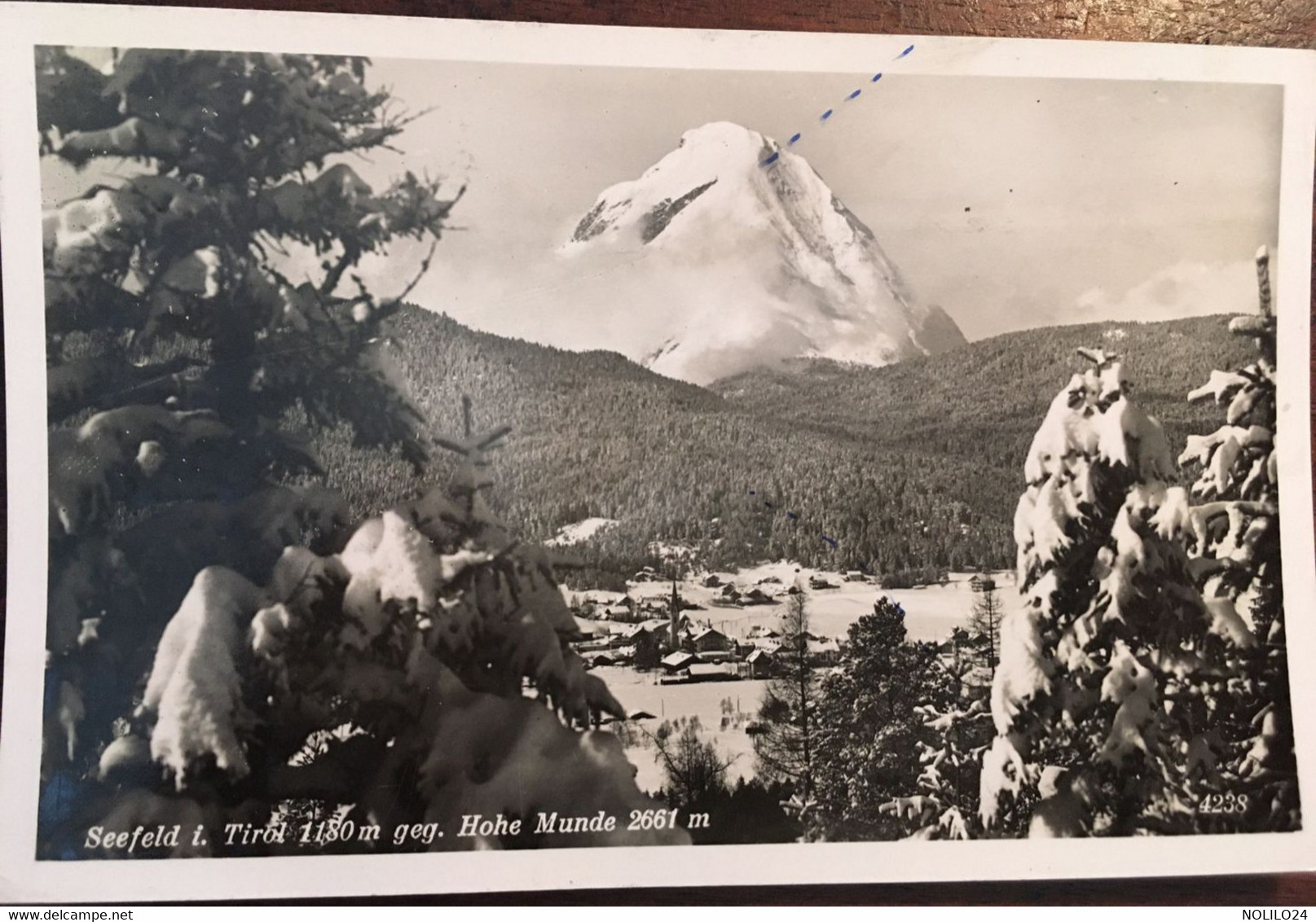 Cpsm écrite En 1954, AUTRICE AUSTRIA, Seefeld I Tirol 1180 M Geg. Hohe Munde - Seefeld