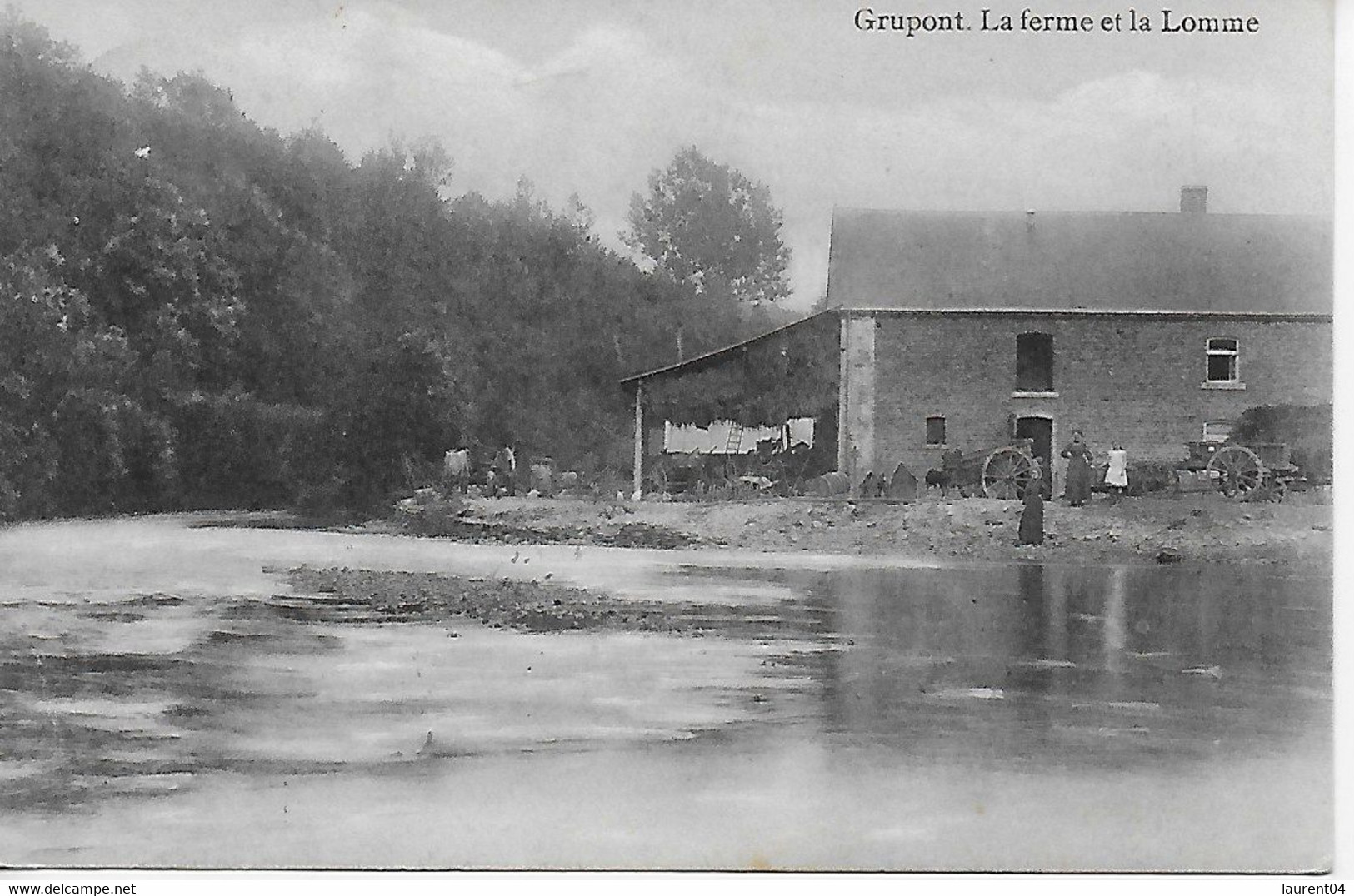 TELLIN. GRUPONT. LA FERME ET LA LOMME. REGION DE ROCHEFORT. BELLE ANIMATION - Tellin