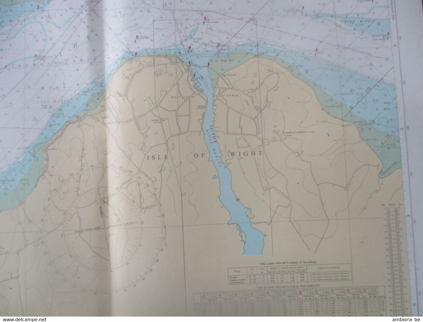 Southampton Water And Approaches - Carte Marine - Carte Nautiche