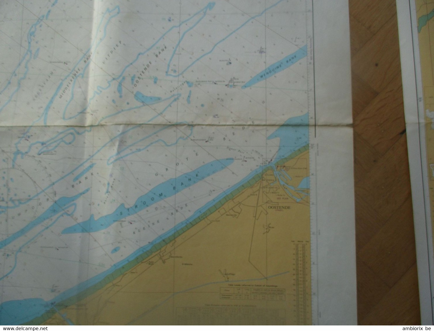 Approaches To Oostende - Carte Marine - Zeekaarten