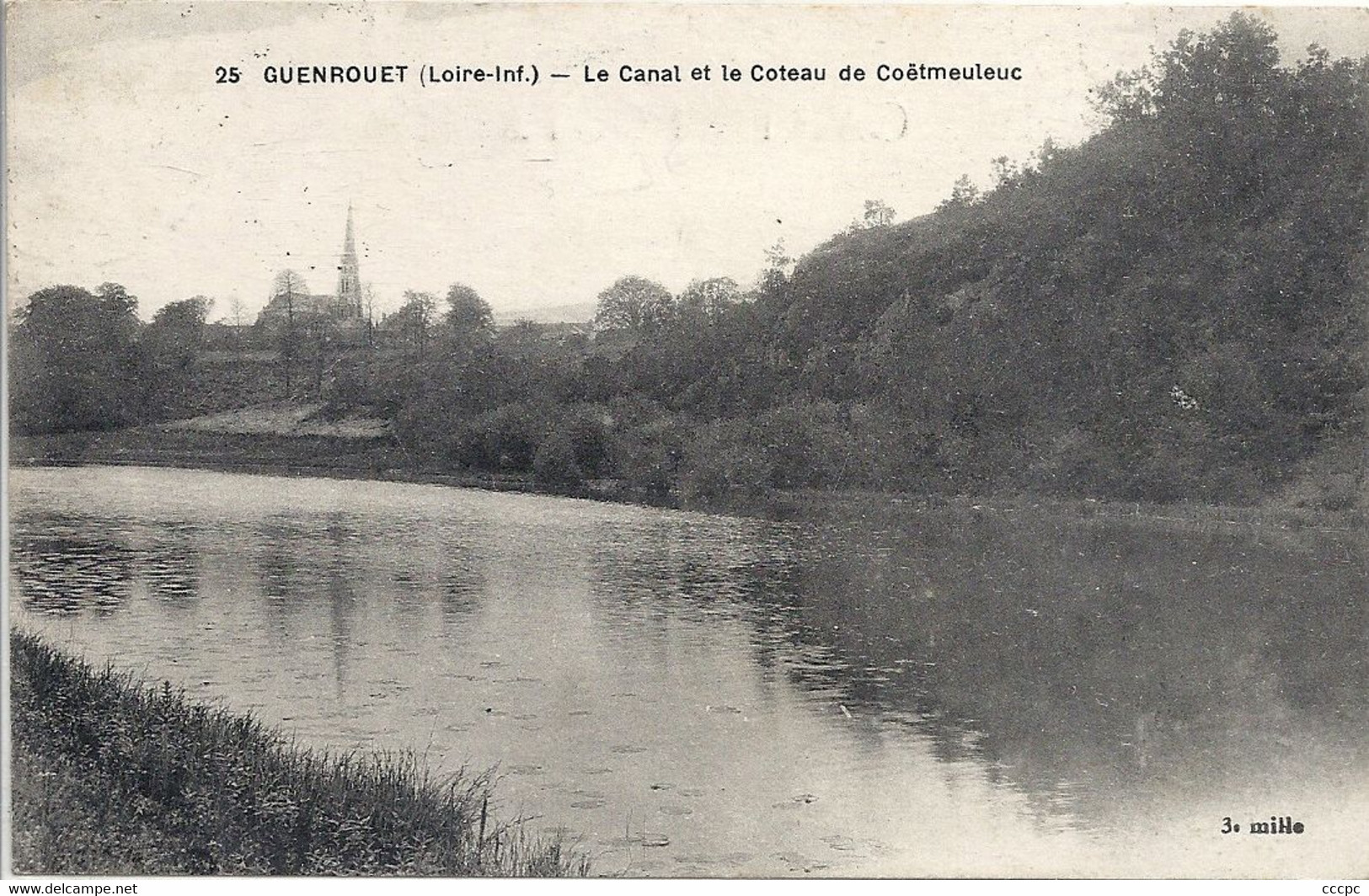 CPA Guenrouet Le Canal Et Le Coteau De Coëtmeuleuc - Guenrouet